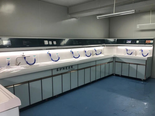 长沙阳光医院内镜清洗工作站及内镜室纯水消毒系统安装与调试完成