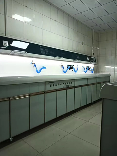 山东省泰安市山口镇卫生院内镜清洗工作站安装与调试完成