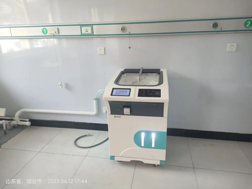 河南市罗山县人民医院内镜清洗工作站，烟台市臧家庄卫生院内镜自动清洗消毒机安装与调试完成